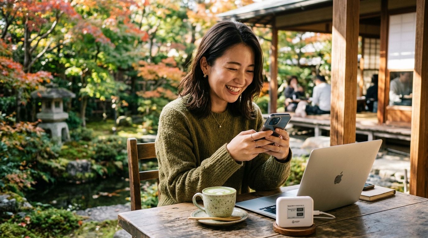 剛下飛機沒訊號？移居日本初期「無縫連網」指南！免住址證明也能租行動WiFi